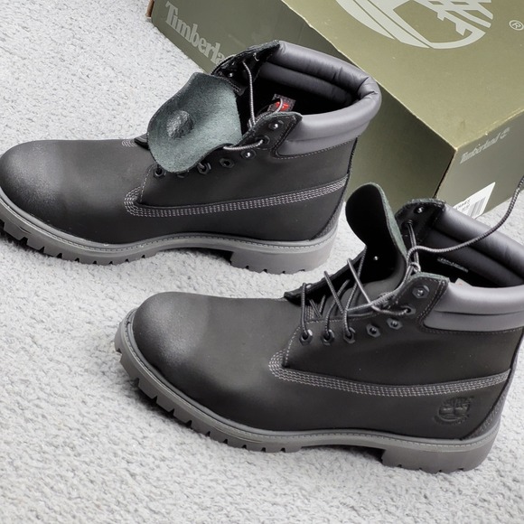 Timberland Waterproof 400g Primaloft Tectuff Black Boots Mens US 10.5 TB01AOLI - Picture 1 of 11